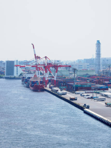 istock Harbor in Japan Tokyo 823229464