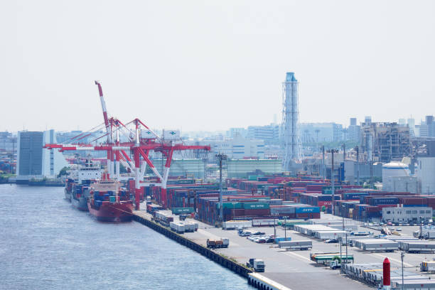 istock Harbor in Japan Tokyo 823229468