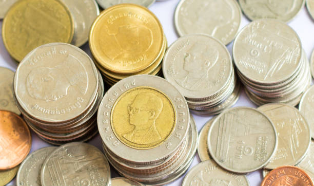 istock Thai coins money, in many type 823229614