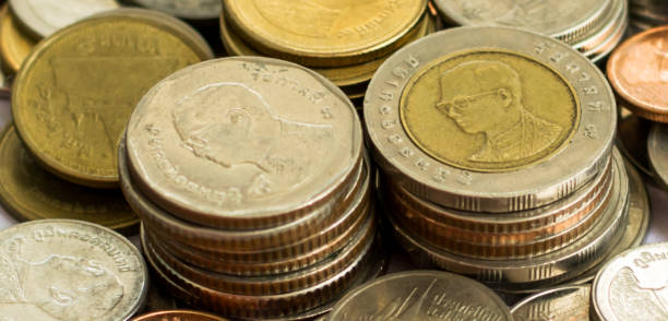 istock Thai coins money, in many type 823231832
