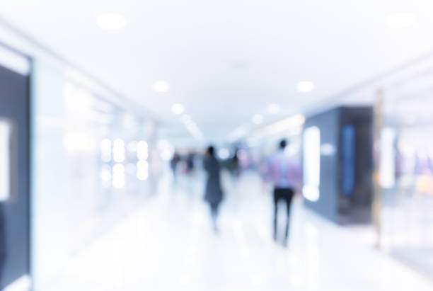 istock Abstract background of people on shopping mall 823236822
