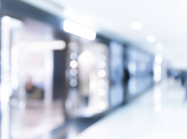 istock Abstract background of people on shopping mall 823236824