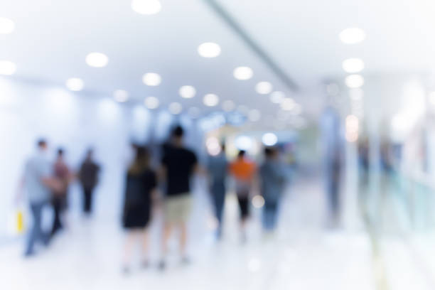 istock Abstract background of people on shopping mall 823236874