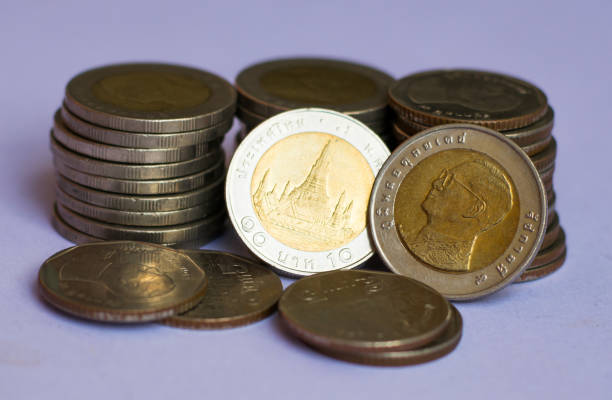 istock Thai coins money, in many type 823236884