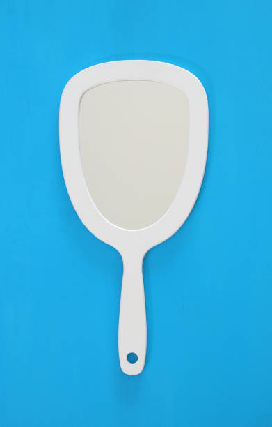 istock Top view image of vintage hand mirror 823239210