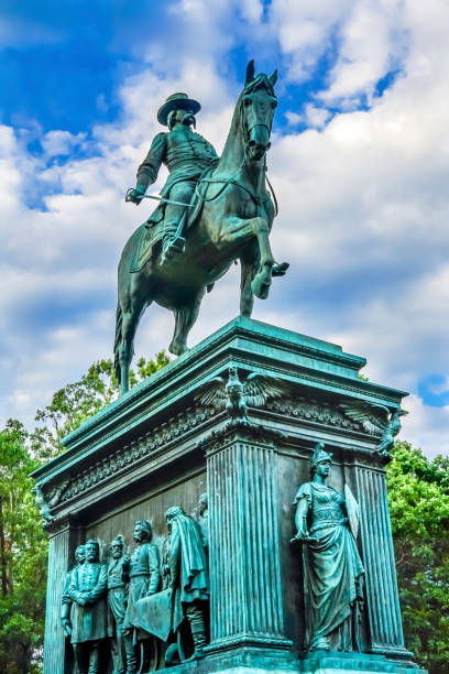 istock General John Logan Memorial Civil War Statue Logan Circle Washington DC. 823242696