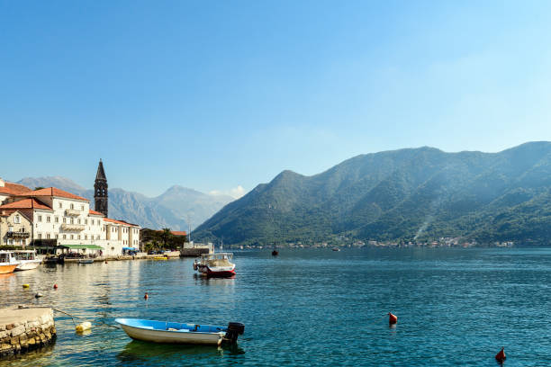 istock Landscape of Perast bay and town, Montenegro 823257152