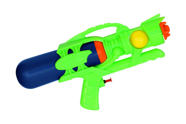 istock Water gun isolated on white background 823259428