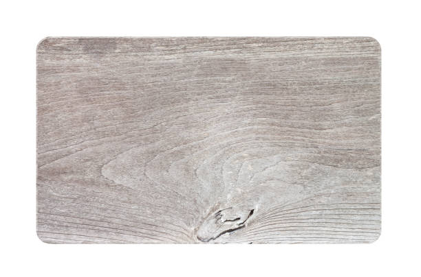 istock Old Wood plank isolated on white background 823264106