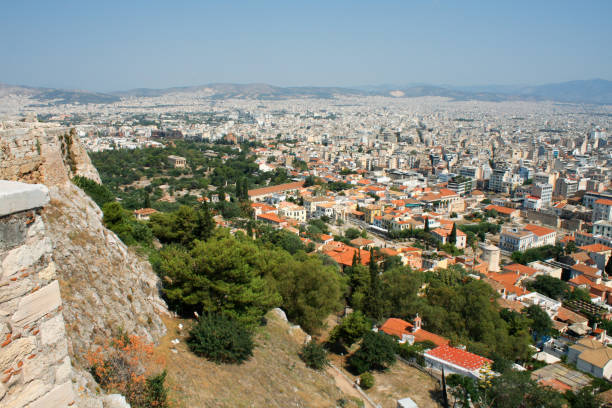 istock Aerial view of Athens, Greece. 823264438