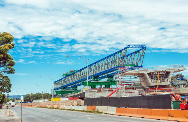 przygotowanie specjalnego sprzętu - construction australia rebuilding street zdjęcia i obrazy z banku zdjęć