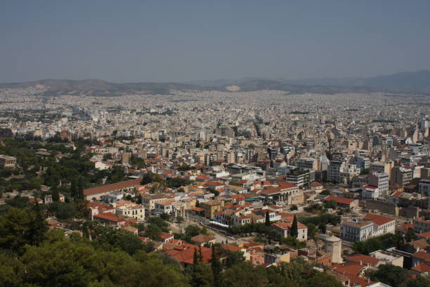 istock Aerial view of Athens, Greece. 823268192