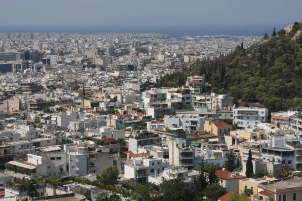 istock Aerial view of Athens, Greece. 823268250