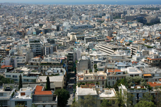 istock Aerial view of Athens, Greece. 823268266