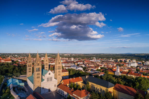 istock Pecs cityBird eye view 823276118