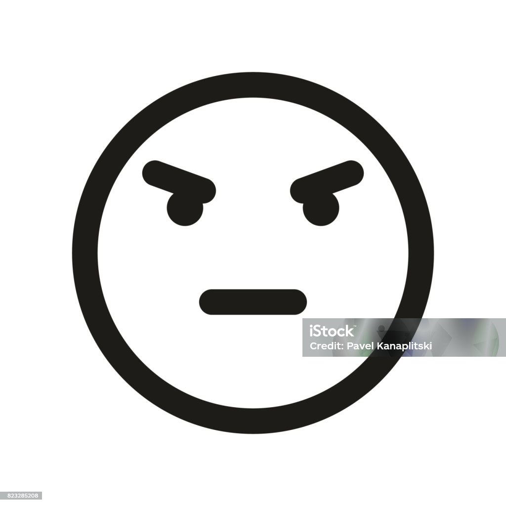 Biểu Tượng Mặt Cười Giận Dữ Biểu Tượng Cảm Xúc Cười Hình minh họa ...