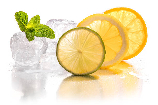 Ice, Lime, Ltmon & Orange stock photo