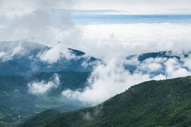 istock clouds over the moutain near rain storm 823303952