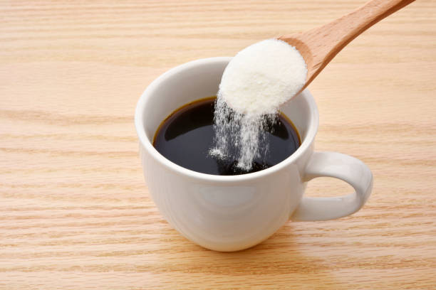 istock Coffee and collagen powder 823304440