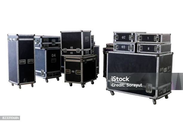 Boxes Equipment Stock Photo - Download Image Now - Backstage, Theater Box, Arts Culture and Entertainment