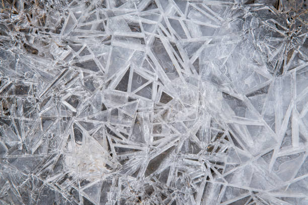 istock Snow and ice flake from frozen 823320192