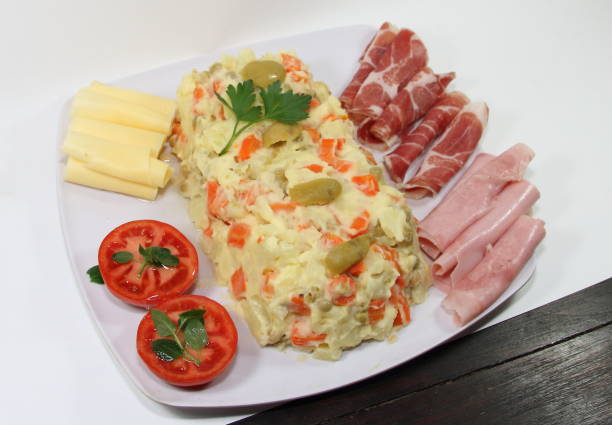 istock Mayonnaise potatoes peas parsley 823326522
