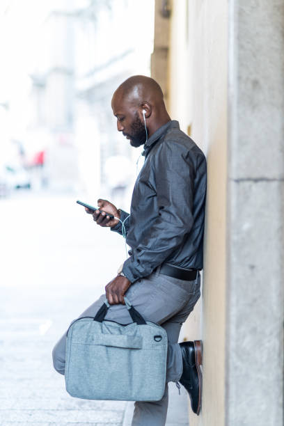 istock The businessman enjoys good music 823328108