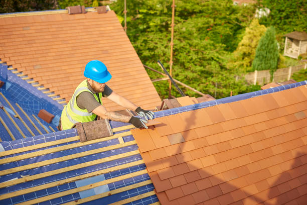 istock roofer nailing clay tiles 823330750