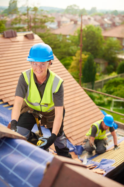 istock female roofer measuring up 823335260