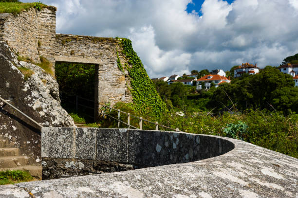 istock St Catherines Castle, Readymoney overlooking Fowey in Cornwall 823336222