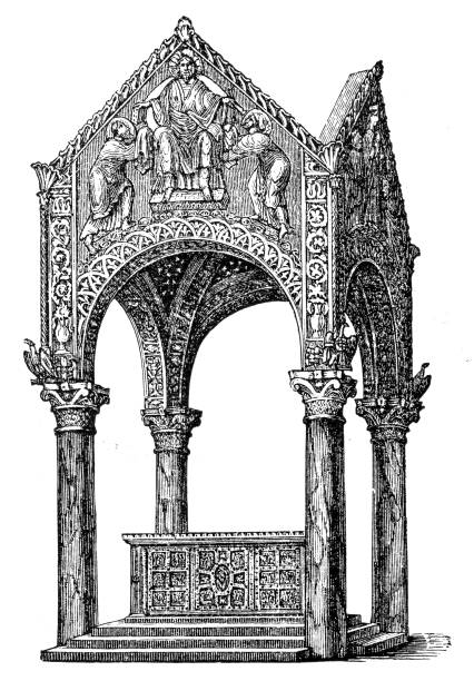 istock Ciborium in Basilica of Saint Ambrogio 823339178