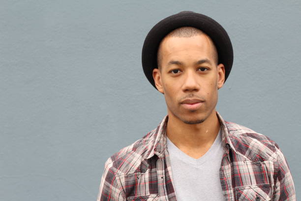 istock Hip man wearing a Fedora hat 823339572