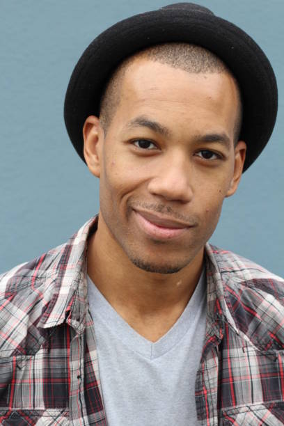 istock Mixed ethnicity man wearing hat portrait 823339598