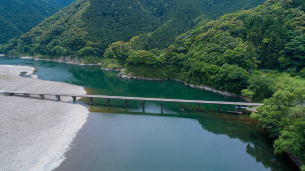 istock Katsuma Low Water Crossing (Kochi Prefecture Shimanto) in Japan 823344610