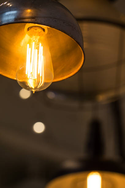 istock Tungsten lamp bulb, old vintage design style. 823348198