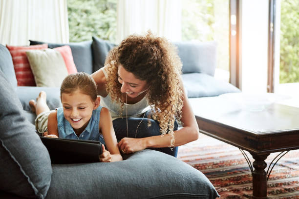 istock I've got to show you this funny video, Mom 823348714
