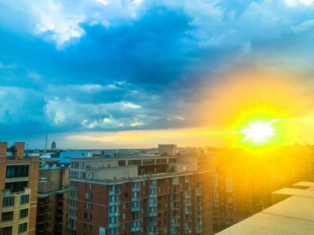 istock Sunset over the Washington Monument 823365660