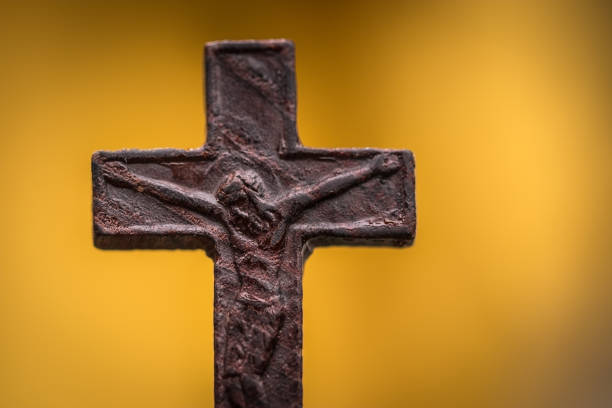 istock Wooden cross 823369246