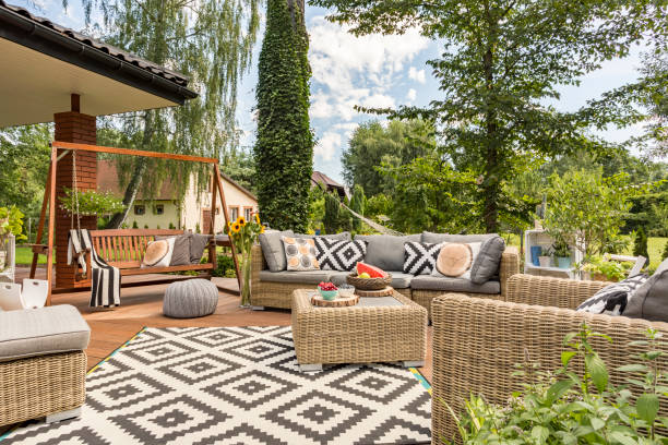 istock Perfect place for garden party 823369680