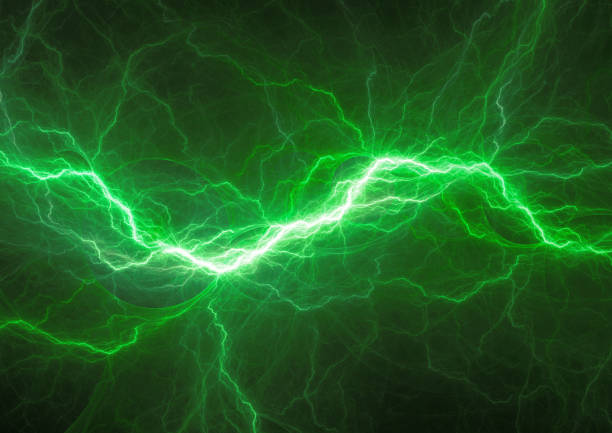 istock Green energy, plasma electrical power background 823374512
