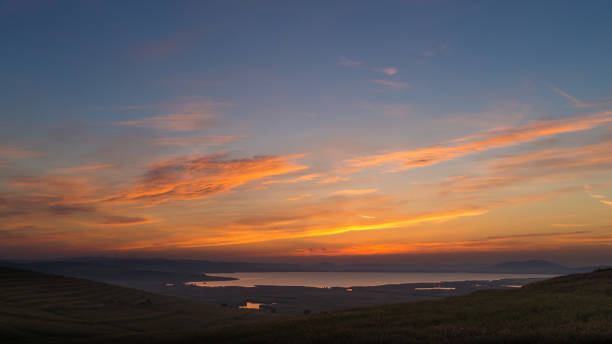 istock Enisala fortress at sunset, Dobrogea, Romania 823379224