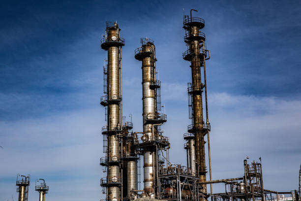 istock Oil plant in Japan 823379320