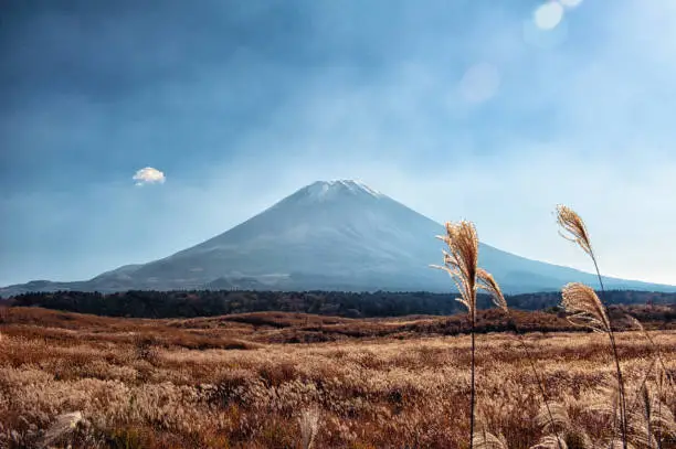 Photo of view to Fuji mount in Japan