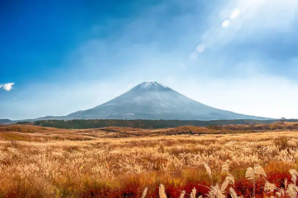 Photo of view to Fuji mount in Japan