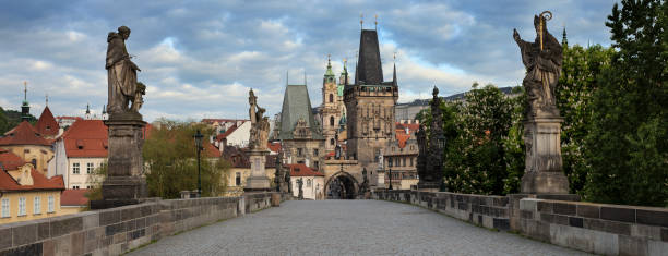 istock Charles Bridge in the morning 823421500