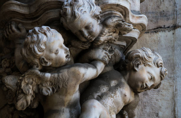 istock Angel figurines at the Milan Cathedral 823422436
