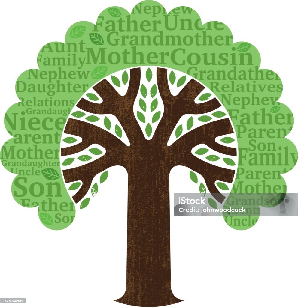 Vector Stock Family Tree Family Tree Vector Illustration Stock Illustration - Download Image Now ...