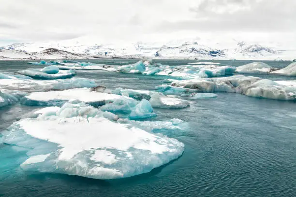 Photo of Jokulsarlon is a glacial lagoon or better known as Iceberg Lagoon