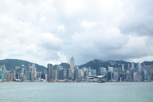 Hong Kong skylines at day