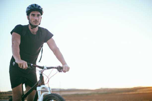 istock Guy riding a mountain bike 823437492
